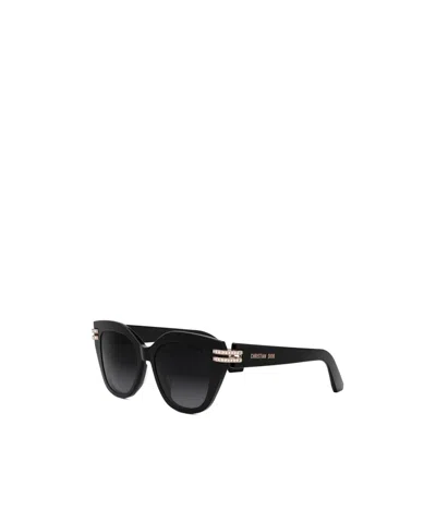 Dior Logo Sunglasses In Black
