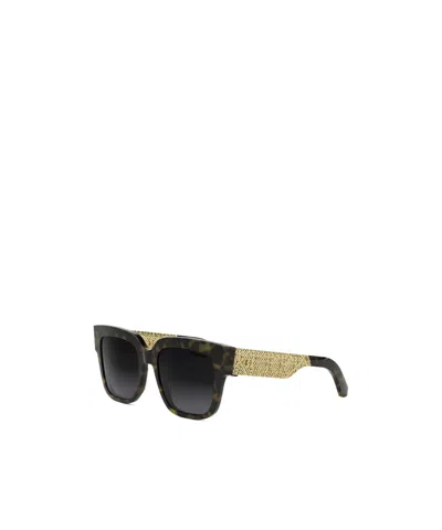 Dior Logo Sunglasses In Black