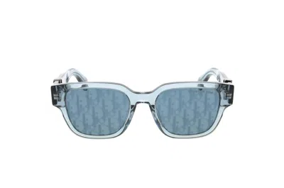 Dior Logo Sunglasses In Blue