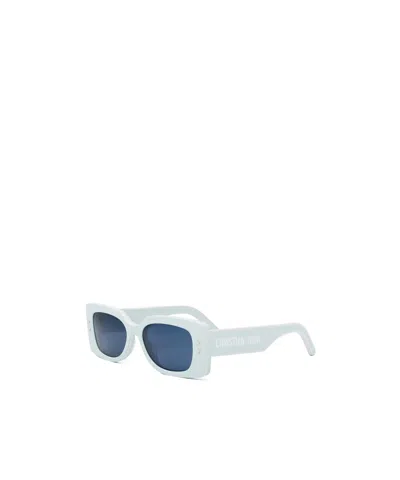 Dior Logo Sunglasses In Blue