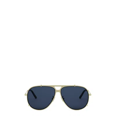 Dior Logo Sunglasses In Blue