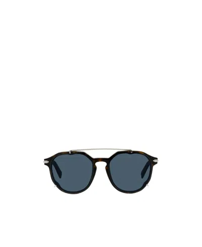 Dior Logo Sunglasses In Blue