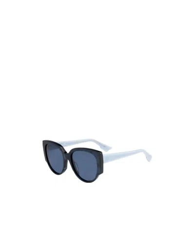 Dior Logo Sunglasses In Blue