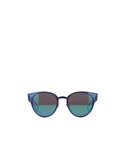 Dior Logo Sunglasses In Blue