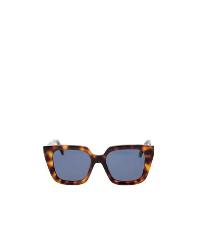 Dior Logo Sunglasses In Blue