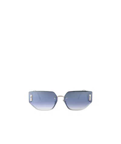 Dior Logo Sunglasses In Blue