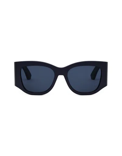 Dior Logo Sunglasses In Blue