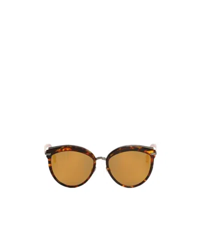 Dior Logo Sunglasses In Brown