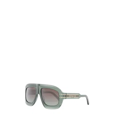 Dior Logo Sunglasses In Gray