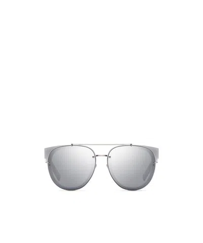 Dior Logo Sunglasses In Gray