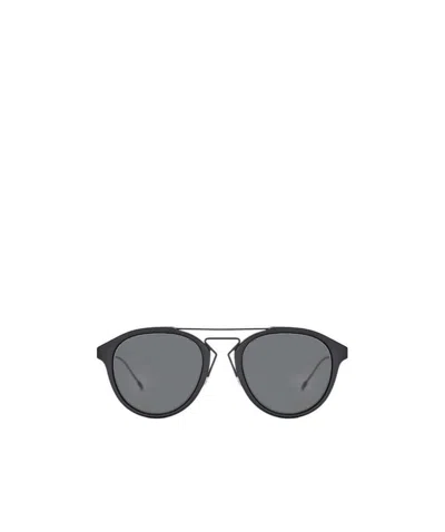 Dior Logo Sunglasses In Gray