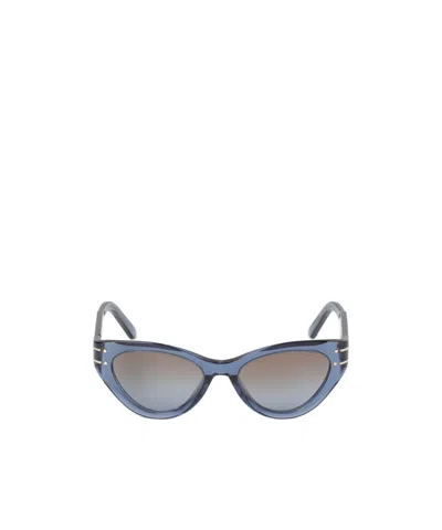 Dior Logo Sunglasses In Gray