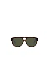 Dior Logo Sunglasses In Brown