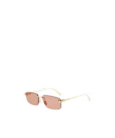 Dior Logo Sunglasses In Nude