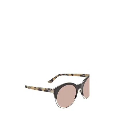 Dior Logo Sunglasses In Nude