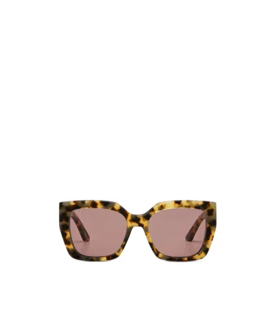 Dior Logo Sunglasses In Nude