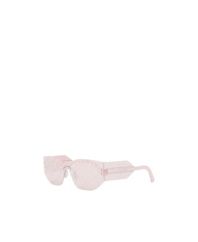Dior Logo Sunglasses In Pink