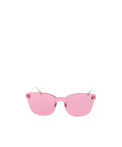 Dior Logo Sunglasses In Pink