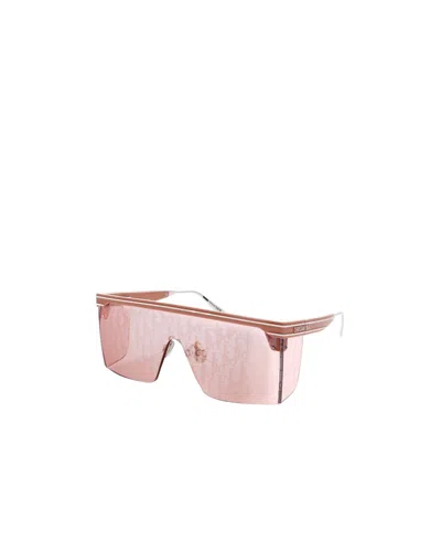 Dior Logo Sunglasses In Pink