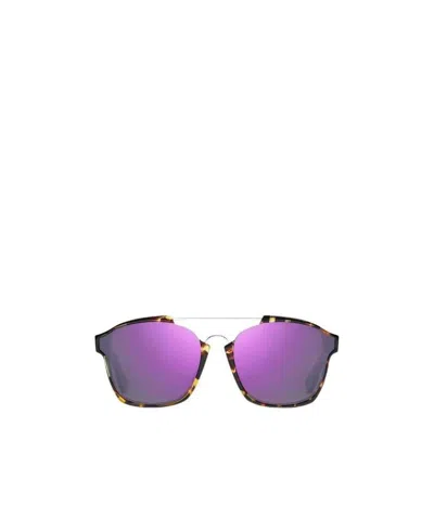 Dior Logo Sunglasses In Purple