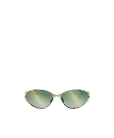 Dior Logo Sunglasses In Silver
