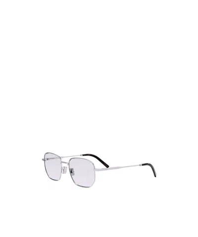 Dior Logo Sunglasses In Silver