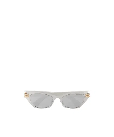 Dior C B3u Cat-eye Silver-tone And Acetate Sunglasses