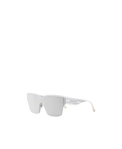 Dior Logo Sunglasses In White