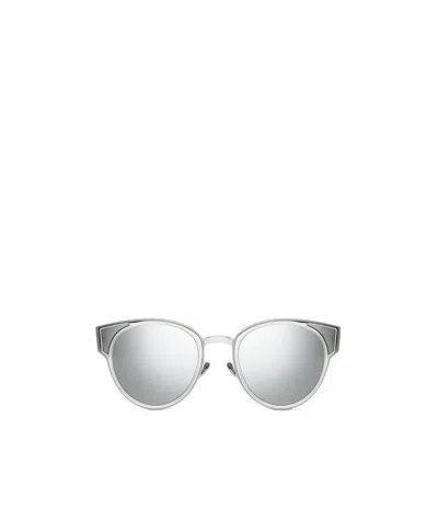 Dior Logo Sunglasses In White