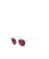 Dior Logo Sunglasses In White