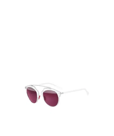 Dior Logo Sunglasses In White