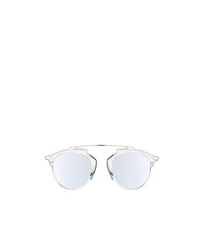 Dior Logo Sunglasses In White