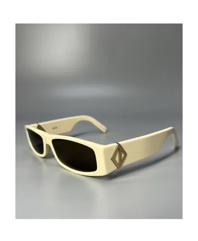 Dior Logo Sunglasses In White