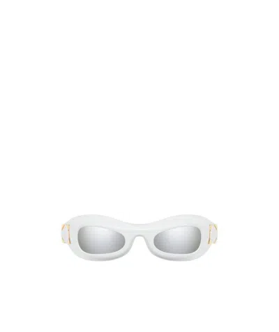 Dior Logo Sunglasses In White