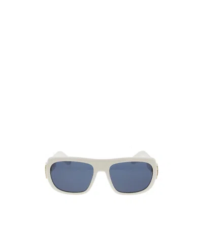 Dior Logo Sunglasses In White