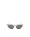 Dior Logo Sunglasses In White