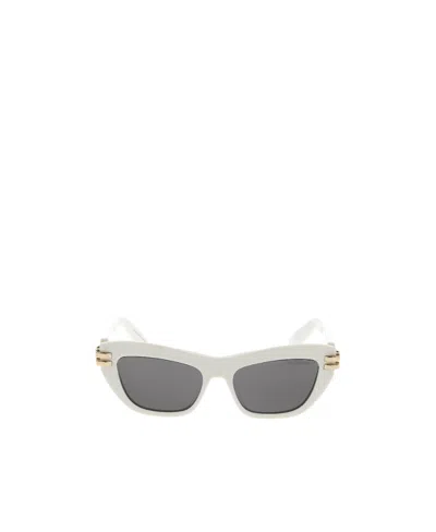 Dior Logo Sunglasses In White