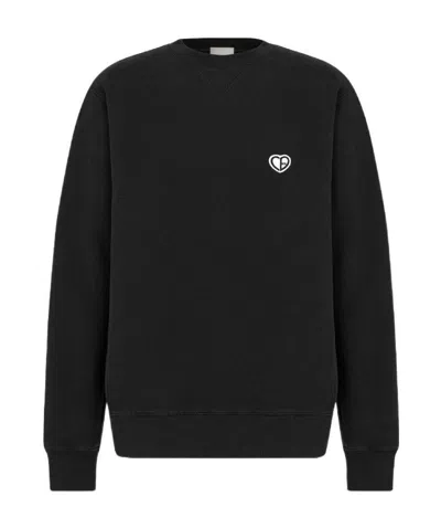 Dior Logo Sweater In Black