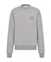 Dior Logo Sweater In Gray