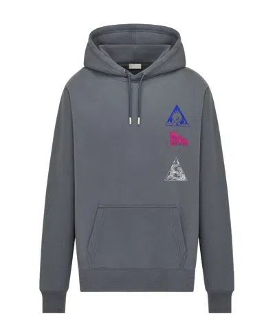 Dior Logo Sweater In Gray