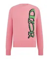 Dior Logo Sweater In Pink