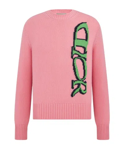 Dior Logo Sweater In Multicolor