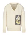 Dior Logo Sweater In White