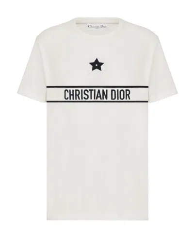 Dior Logo T-shirt In White