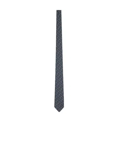 Dior Logo Tie In Black
