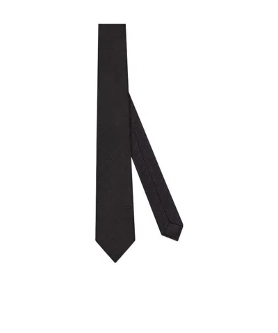 Dior Logo Tie In Black