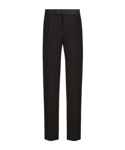 Dior Logo Trousers In Black