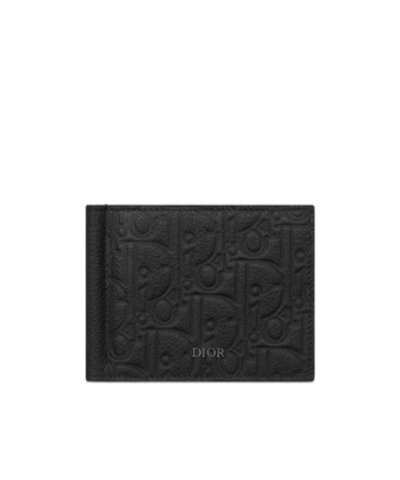 Dior Logo Wallet In Black