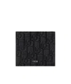 Dior Logo Wallet In Black