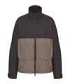 Dior Logo Zipper Casual Jacket In Black